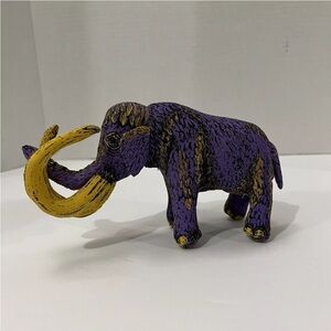 7" Vintage 1992 Applause Realistic Baby Elephant Hard Plush Stuffed Animal